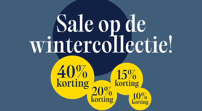 Sale op de wintercollectie!